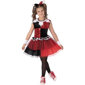 Rubies Rubie's Girl's DC Super Villains Harley Quinn Costume Tutu Dress Larg Rubies Rubie's Girl's DC Super Villains Harley Quinn Costume Tutu Dress Larg