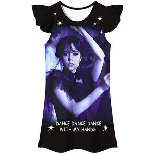 Unbranded (A, 5-6 Years) Wednesday Addams Casual Dress Girls Kids Cosplay Costume Flutter Unbranded (A, 5-6 Years) Wednesday Addams Casual Dress Girls Kids Cosplay Costume Flutter