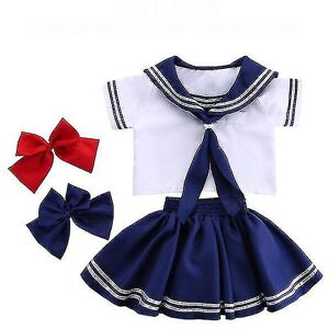 Unbranded (105-115cm) Child Sailor Costume Navy Outfit Suit Boys Girls School Uniform Unbranded (105-115cm) Child Sailor Costume Navy Outfit Suit Boys Girls School Uniform