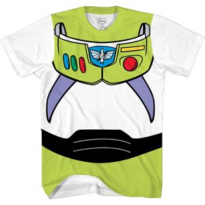 Disney Toy Story Buzz Lightyear Astronaut Costume Adult T-Shirt(LG White) Disney Toy Story Buzz Lightyear Astronaut Costume Adult T-Shirt(LG White)