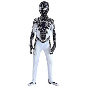 Unbranded (120cm) Spider-man Negative Suit Cosplay Costume Party Jumpsuit Fitted Kids Clot Unbranded (120cm) Spider-man Negative Suit Cosplay Costume Party Jumpsuit Fitted Kids Clot
