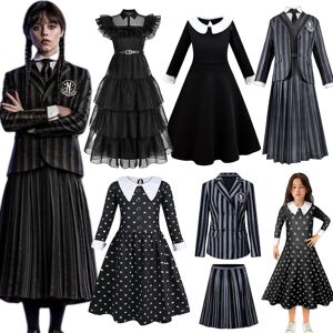 Unbranded (F, 7-8 Years) 3-10 Years Kids Girls/women Wednesday Addams Series Cosplay Party Unbranded (F, 7-8 Years) 3-10 Years Kids Girls/women Wednesday Addams Series Cosplay Party