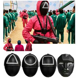 Unbranded (Circle Mask) Squid Game Unisex Adult Mask Costume Cosplay Fancy Unbranded (Circle Mask) Squid Game Unisex Adult Mask Costume Cosplay Fancy