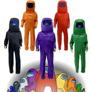 Unbranded (Black, L) Among Us Game Kids Cosplay Costumes Fancy Dress 3pcs Set Halloween Pa Unbranded (Black, L) Among Us Game Kids Cosplay Costumes Fancy Dress 3pcs Set Halloween Pa