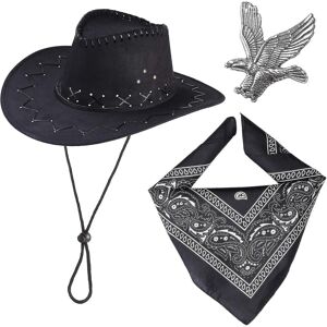 Unbranded Western Cowboy Costume Accessories Set Cowboy Hat Bandana Flying Eagle Kit Outfi Unbranded Western Cowboy Costume Accessories Set Cowboy Hat Bandana Flying Eagle Kit Outfi