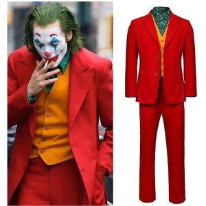 Unbranded (With wig, M) Movie Joker Cosplay Costume For Men And Kids Arthur Fleck Full Set Unbranded (With wig, M) Movie Joker Cosplay Costume For Men And Kids Arthur Fleck Full Set