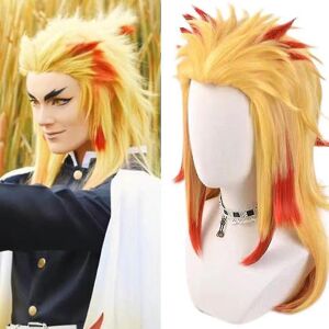 Unbranded (Only Wig, One Size - Wig) Demon Slayer Rengoku Kyoujurou Cosplay Party Costume Unbranded (Only Wig, One Size - Wig) Demon Slayer Rengoku Kyoujurou Cosplay Party Costume