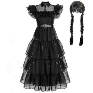 Unbranded (Without wig, XL) 2023 Wednesday Addams Costume Set Costume Disguise For Adult G Unbranded (Without wig, XL) 2023 Wednesday Addams Costume Set Costume Disguise For Adult G