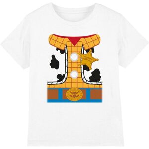(3-4 Years, White) Toy Story Childrens/Kids Woody Costume T-Shirt (3-4 Years, White) Toy Story Childrens/Kids Woody Costume T-Shirt