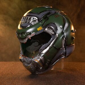 MDSRJONE DOOM Eternal Resin Helmet Game Replica 1:1 Mask Cosplay Halloween Props MDSRJONE DOOM Eternal Resin Helmet Game Replica 1:1 Mask Cosplay Halloween Props