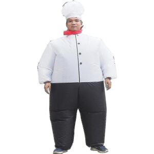 HIIGYL (As show, One size) Chef Inflatable Costume Blow Up Suit Adult Fun Cosplay Fancy HIIGYL (As show, One size) Chef Inflatable Costume Blow Up Suit Adult Fun Cosplay Fancy