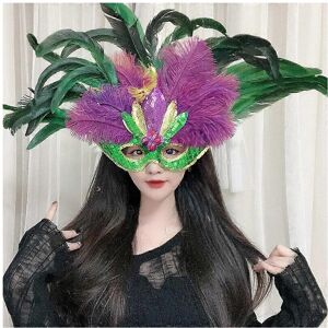 Unbranded Halloween Party Cosplay Mardi Gras Feathers Mask Venetian Carnival Masquerade Ma Unbranded Halloween Party Cosplay Mardi Gras Feathers Mask Venetian Carnival Masquerade Ma