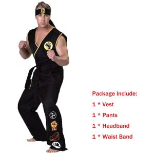 Unbranded (L) Cobra The Kai Karate Kid Saga Halloween Cosplay Costumes Party Taekwondo Set Unbranded (L) Cobra The Kai Karate Kid Saga Halloween Cosplay Costumes Party Taekwondo Set