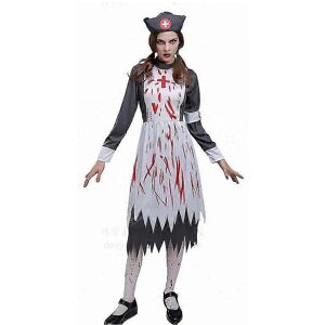 Unbranded (XL) Women Ladies Medieval Vintage Corpse Nurse Costume Adult Dead Zombie Hallow Unbranded (XL) Women Ladies Medieval Vintage Corpse Nurse Costume Adult Dead Zombie Hallow