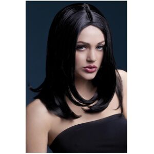 (One Size, Black) Smiffys Unisex Adult Fever Sophia Wig (One Size, Black) Smiffys Unisex Adult Fever Sophia Wig