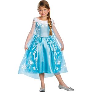 Disney (7-8 Years, Blue) Frozen Girls Deluxe Elsa Costume Dress Disney (7-8 Years, Blue) Frozen Girls Deluxe Elsa Costume Dress