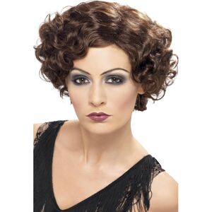 (One Size, Brown) Smiffys Womens/Ladies 20s Flirty Flapper Wig (One Size, Brown) Smiffys Womens/Ladies 20s Flirty Flapper Wig