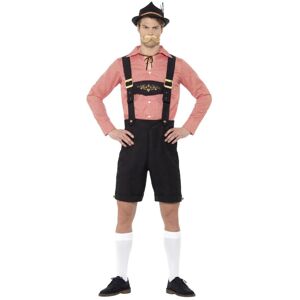 (M, Red) Smiffys Mens Oktoberfest Costume Set (M, Red) Smiffys Mens Oktoberfest Costume Set