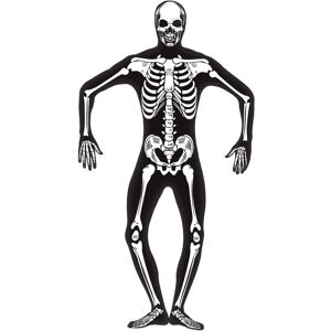 (M, Black/White) Smiffys Unisex Adult Skeleton Costume Skinsuit (M, Black/White) Smiffys Unisex Adult Skeleton Costume Skinsuit