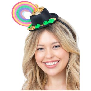 Smiffys Pot O'Gold Mini Hat Rainbow Headband Smiffys Pot O'Gold Mini Hat Rainbow Headband