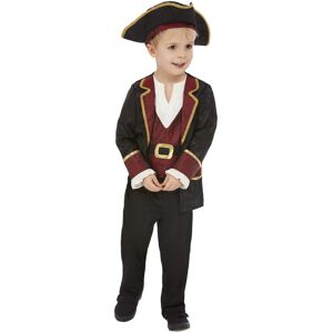 (1-2 Years, Black/Red) Smiffys Childrens/Kids Deluxe Swashbuckler Pirate Costume (1-2 Years, Black/Red) Smiffys Childrens/Kids Deluxe Swashbuckler Pirate Costume