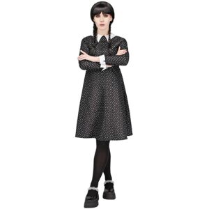 (8 UK - 10 UK, Black) Smiffys Womens/Ladies School Girl Costume Dress (8 UK - 10 UK, Black) Smiffys Womens/Ladies School Girl Costume Dress