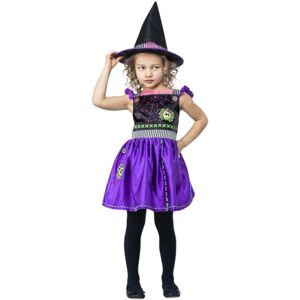 (3-4 Years, Purple) Smiffys Girls Witch Stitch Costume Set (3-4 Years, Purple) Smiffys Girls Witch Stitch Costume Set
