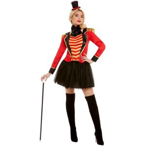 (XS, Red/Black) Smiffys Womens/Ladies Deluxe Ringmaster Costume Set (XS, Red/Black) Smiffys Womens/Ladies Deluxe Ringmaster Costume Set