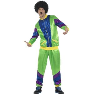 (M, Green/Blue/Yellow) Smiffys Mens 80s Height Of Fashion Costume Suit (M, Green/Blue/Yellow) Smiffys Mens 80s Height Of Fashion Costume Suit
