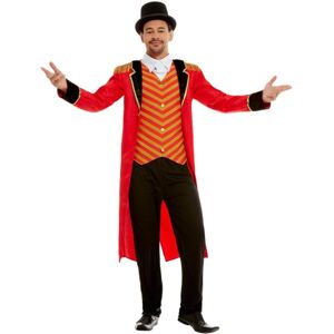(XL R, Red/Black) Smiffys Mens Deluxe Ringmaster Costume Set (XL R, Red/Black) Smiffys Mens Deluxe Ringmaster Costume Set