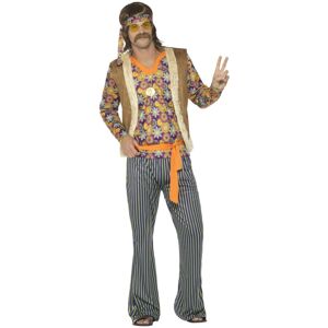 (S R, Multicoloured) Smiffys Mens 60s Singer Costume Set (S R, Multicoloured) Smiffys Mens 60s Singer Costume Set