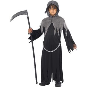 (7-9 Years, Black) Smiffys Childrens/Kids Grim Reaper Halloween Costume (7-9 Years, Black) Smiffys Childrens/Kids Grim Reaper Halloween Costume