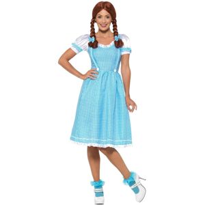 (S, White/Blue) Smiffys Womens/Ladies Kansas Country Girl Costume Set (S, White/Blue) Smiffys Womens/Ladies Kansas Country Girl Costume Set