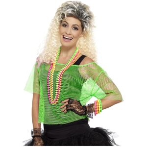 (L-XL, Neon Green) Smiffys Womens/Ladies Fishnet Costume Top (L-XL, Neon Green) Smiffys Womens/Ladies Fishnet Costume Top