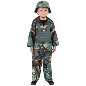 (10-12 Years, Camouflage Green) Smiffys Boys Army Costume (10-12 Years, Camouflage Green) Smiffys Boys Army Costume