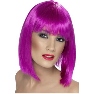 (One Size, Neon Purple) Smiffys Womens/Ladies Glam Wig (One Size, Neon Purple) Smiffys Womens/Ladies Glam Wig