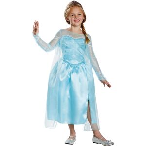 Disney (3-4 Years, Sky Blue) Frozen Girls Classic Elsa Costume Disney (3-4 Years, Sky Blue) Frozen Girls Classic Elsa Costume