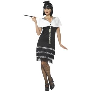 (S, Black) Smiffys Womens/Ladies Flapper Costume Set (S, Black) Smiffys Womens/Ladies Flapper Costume Set