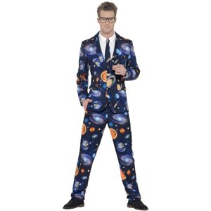 (L R, Blue) Smiffys Mens Space Costume Suit Set (L R, Blue) Smiffys Mens Space Costume Suit Set