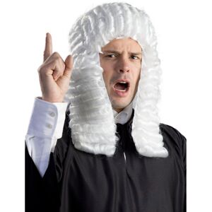 Enigma Wigs Men's Judge Wig, White, One Size Enigma Wigs Men's Judge Wig, White, One Size