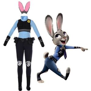 Unbranded (Tag S=US XXS) Bunny Rabbit Zootopia Officer Judy Hopps Cosplay Costume Police U Unbranded (Tag S=US XXS) Bunny Rabbit Zootopia Officer Judy Hopps Cosplay Costume Police U