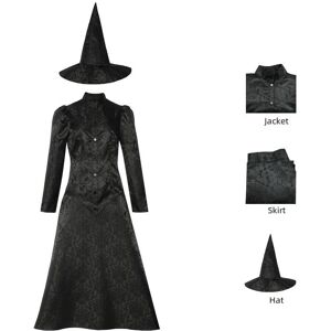 Unbranded (Elphaba Printing, S) Wicked One Part Cosplay Costume Dresses Trench Coat Hallow Unbranded (Elphaba Printing, S) Wicked One Part Cosplay Costume Dresses Trench Coat Hallow