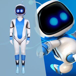 Unbranded (140) Astro Bot Cosplay Costume Jumpsuit Party Fancy Dress Bodysuit for Kids Adu Unbranded (140) Astro Bot Cosplay Costume Jumpsuit Party Fancy Dress Bodysuit for Kids Adu
