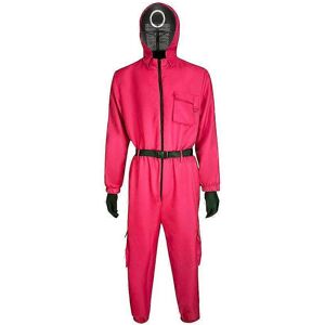 Unbranded (S, Round) Squid Game 2 Adult Triangle Guard Jumpsuit Unbranded (S, Round) Squid Game 2 Adult Triangle Guard Jumpsuit