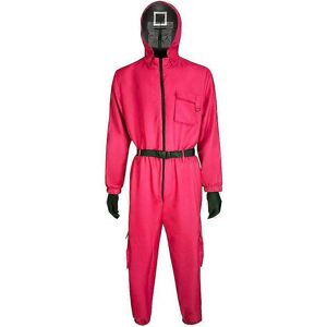 Unbranded (L, Square) Squid Game 2 Adult Triangle Guard Jumpsuit Unbranded (L, Square) Squid Game 2 Adult Triangle Guard Jumpsuit