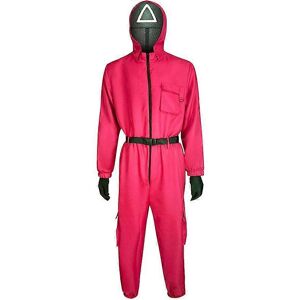 Unbranded (XL, Triangular) Squid Game 2 Adult Triangle Guard Jumpsuit Unbranded (XL, Triangular) Squid Game 2 Adult Triangle Guard Jumpsuit