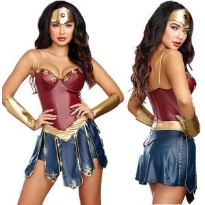 Unbranded (S) Women's Wonder Woman Cosplay Costume Set Halloween Roleplay Party Fancy Dres Unbranded (S) Women's Wonder Woman Cosplay Costume Set Halloween Roleplay Party Fancy Dres