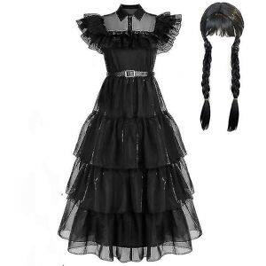 Unbranded (Without wig, L) 2023 Wednesday Addams Costume Set Costume Disguise For Adult Gi Unbranded (Without wig, L) 2023 Wednesday Addams Costume Set Costume Disguise For Adult Gi