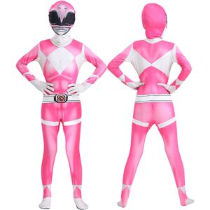Unbranded (Pink, 150) Mighty Morphin Power Rangers Cosplay Costume Jumpsuit Bodysuit Party Unbranded (Pink, 150) Mighty Morphin Power Rangers Cosplay Costume Jumpsuit Bodysuit Party