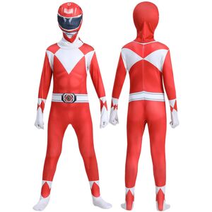 Unbranded (Red, 180) Mighty Morphin Power Rangers Cosplay Costume Jumpsuit Bodysuit Party Unbranded (Red, 180) Mighty Morphin Power Rangers Cosplay Costume Jumpsuit Bodysuit Party